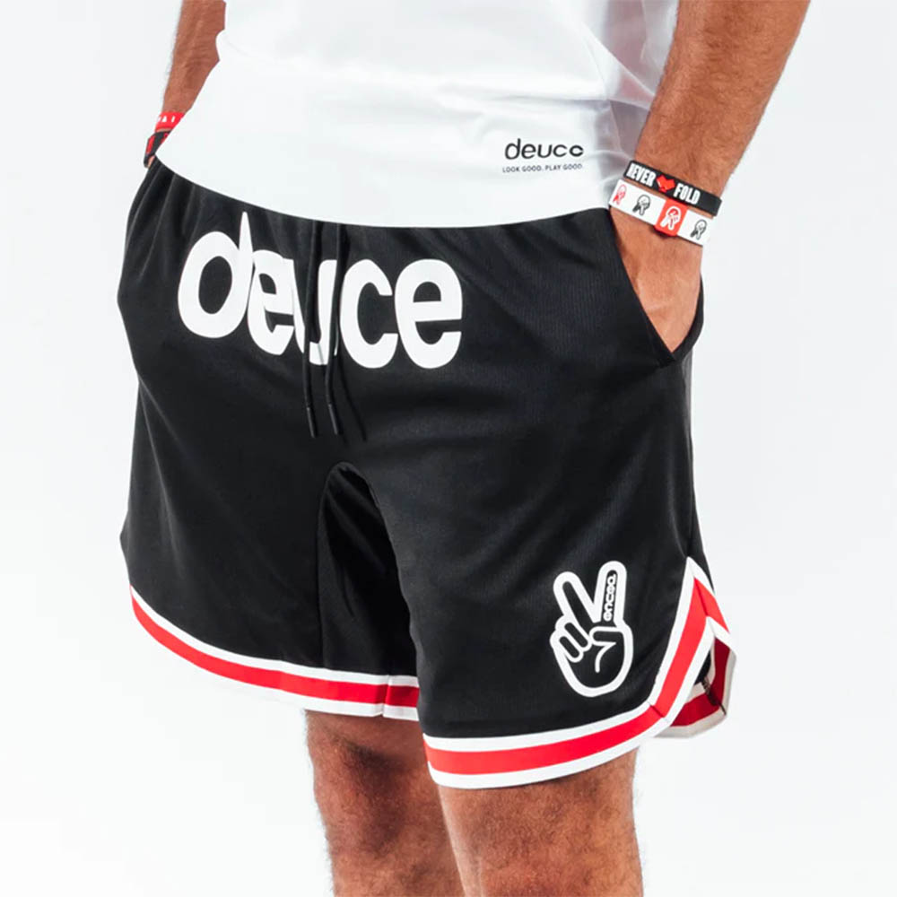 deuce Vibe Shorts BLACK/WHITE/RED