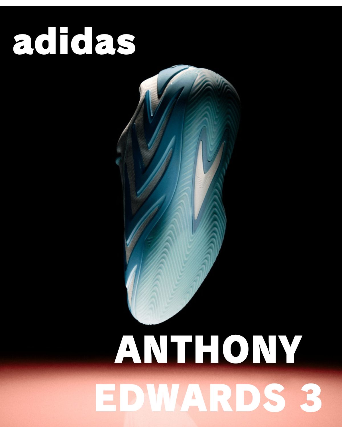 アディダス ANTHONY EDWARDS 3【KH8537】SKY TINT/BLISS BLUE