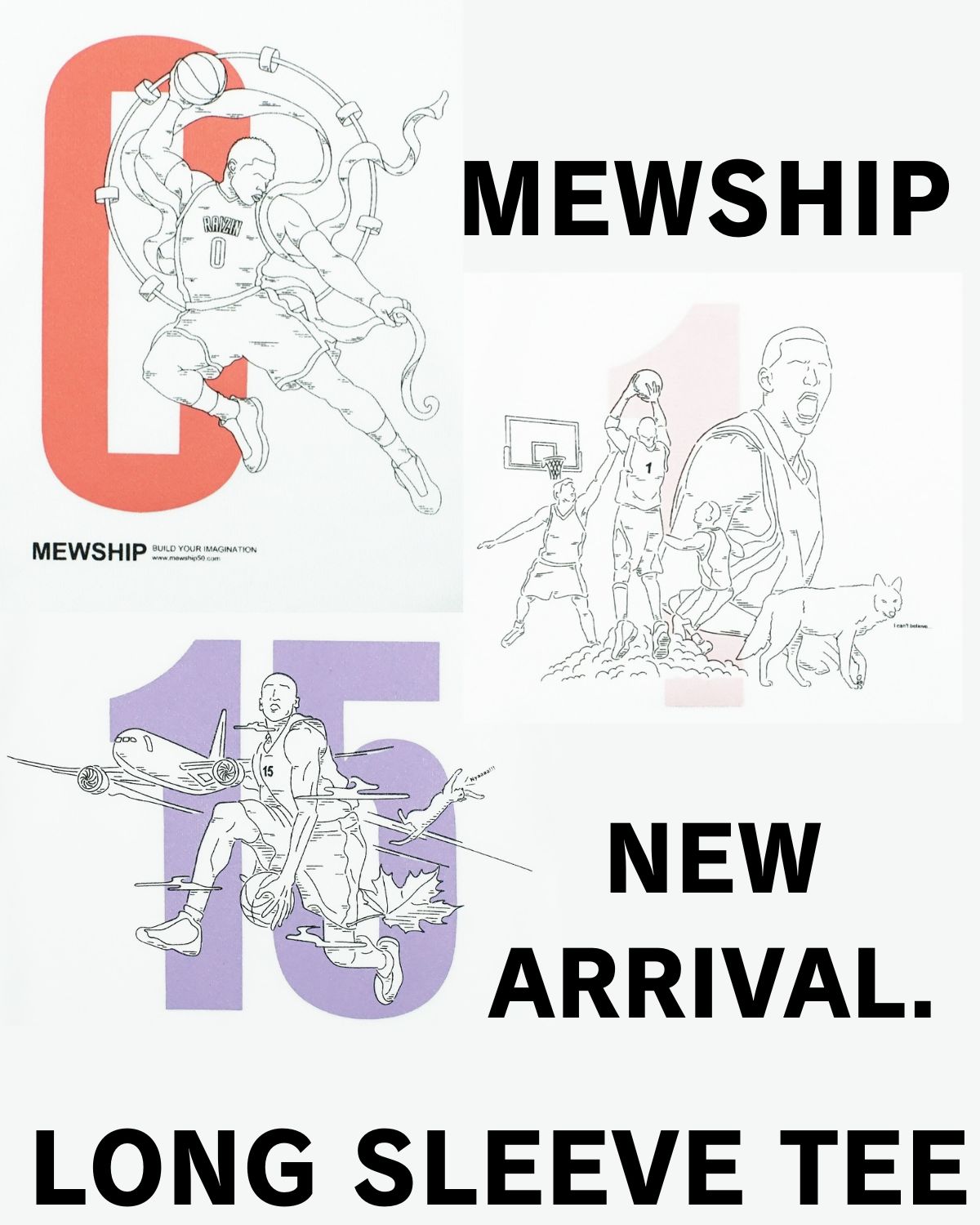 MEWSHIP ロングTシャツ
