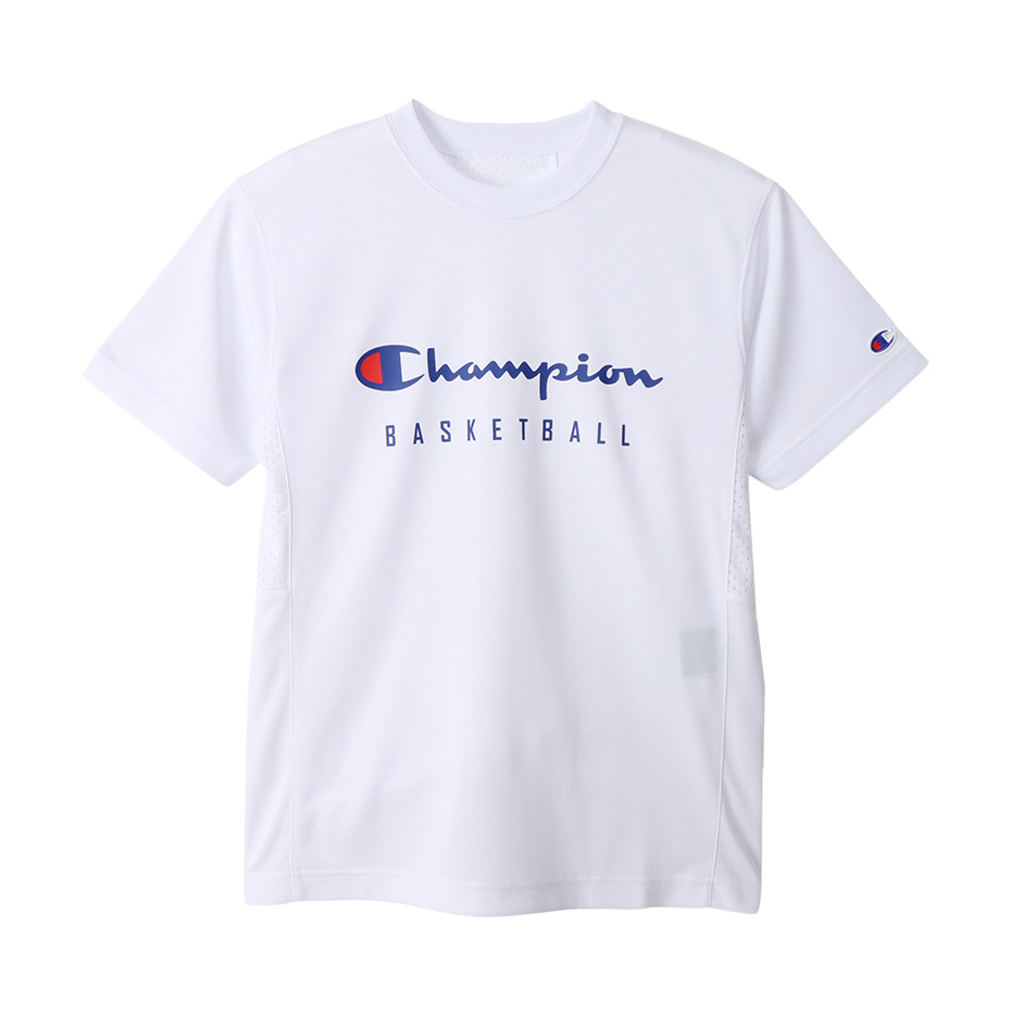 チャンピオン ジュニア用プラクティスTシャツ【CK-XB317 010】ホワイト