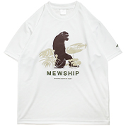 Mewship50 Tシャツ【WILD.X - JUNGLE】ホワイト/ブラウン/カーキ