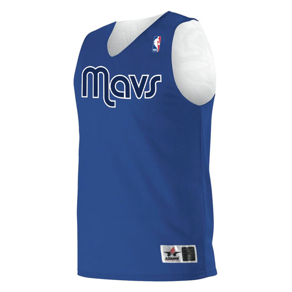 アレソン NBA リバーシブルシャツ A115LA【ダラス・マーベリックス】ブルー/ホワイト