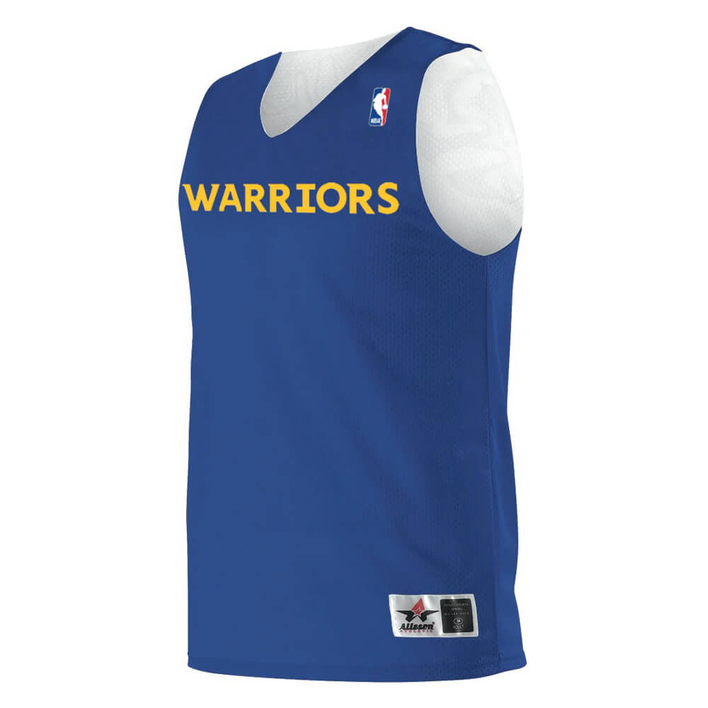 アレソン NBA リバーシブルシャツ A115LA【ゴールデンステイト・ウォリアーズ】ブルー/ホワイト