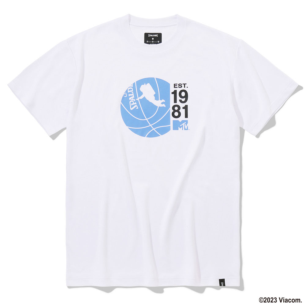 スポルディング バスケTシャツ MTV1981ムーン【SMT23148M】ホワイト