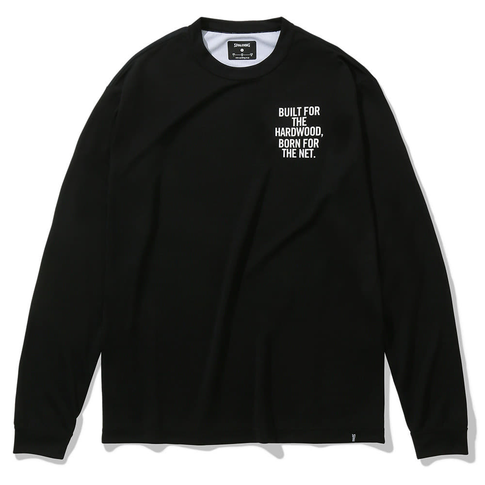 スポルディング デジタル コラージュ  ロングTシャツ【SMT23118】ブラック