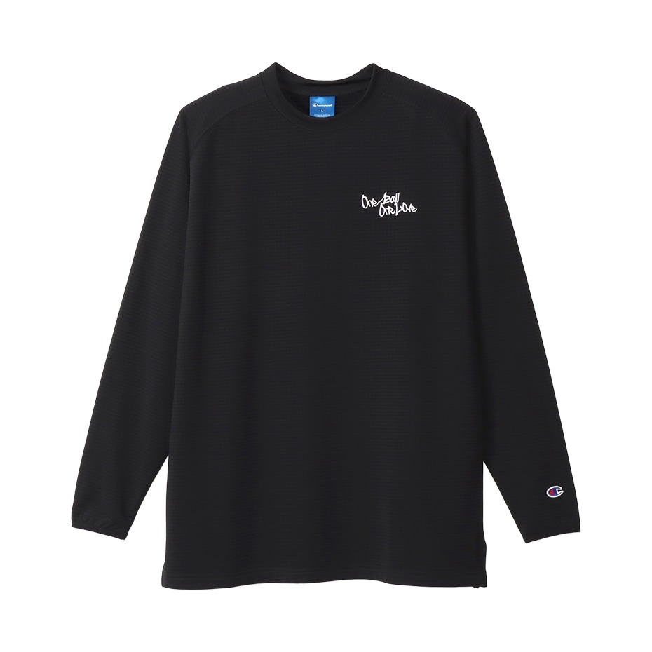 チャンピオン E-MOTION ロングTシャツ【C3-YB419-090】ブラック