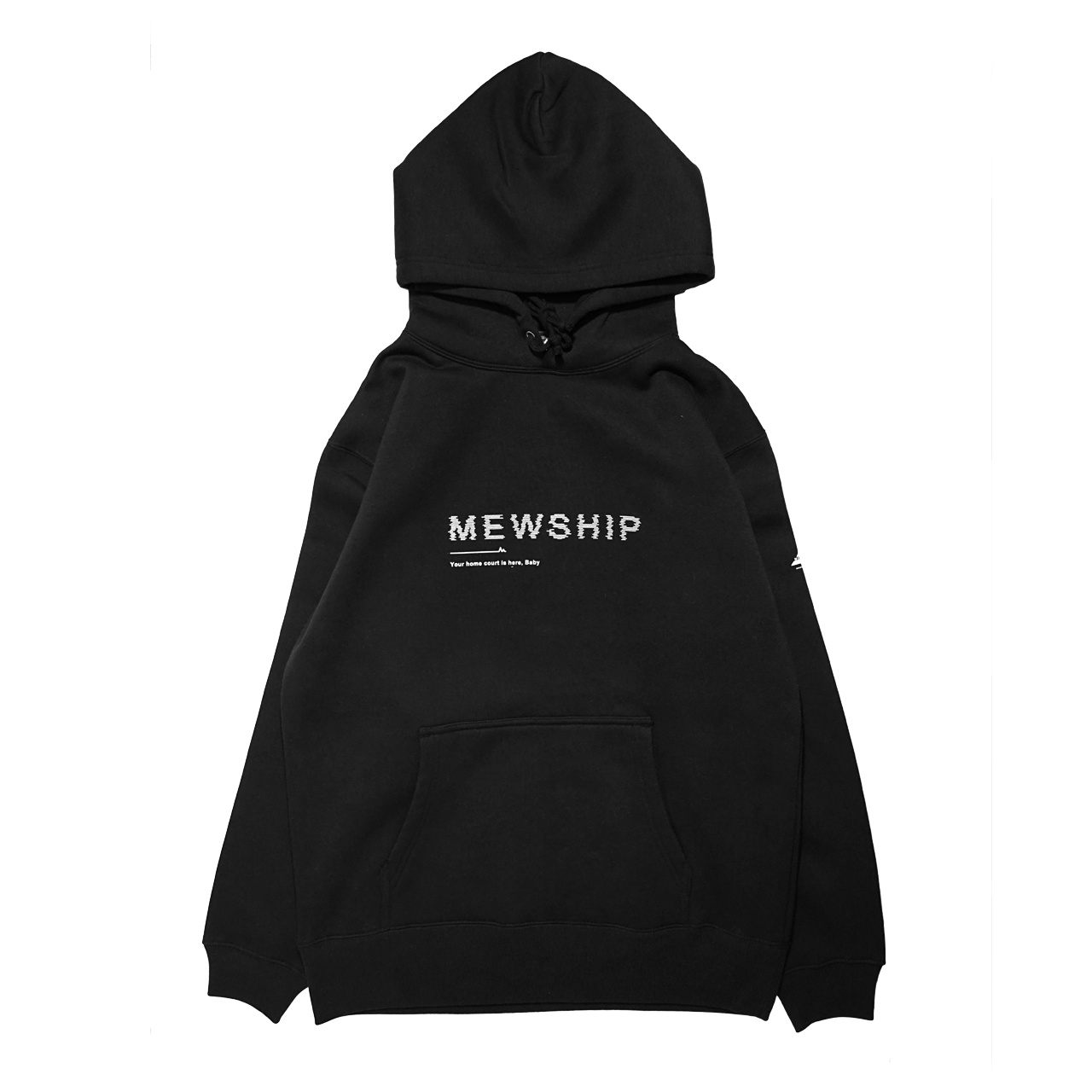 Mewship プルオーバーパーカー【Lofi Logo】ブラック/ホワイト