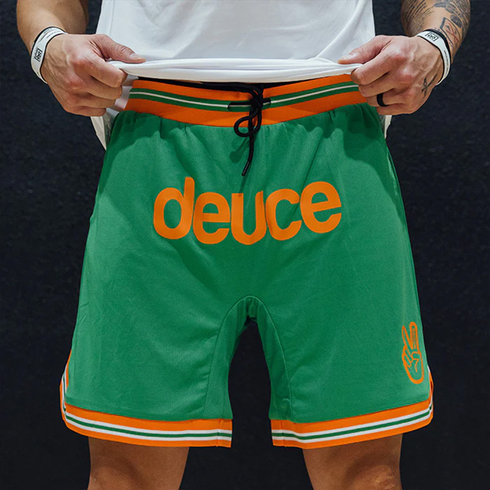 deuce Vibe Shorts yHURRICANEzGREEN/ORANGE