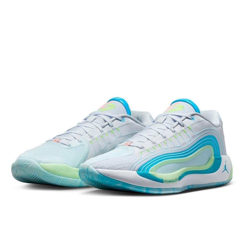W[_ J4 PFyHF0824-002zFootball Grey/Laser Blue-Vapor Green