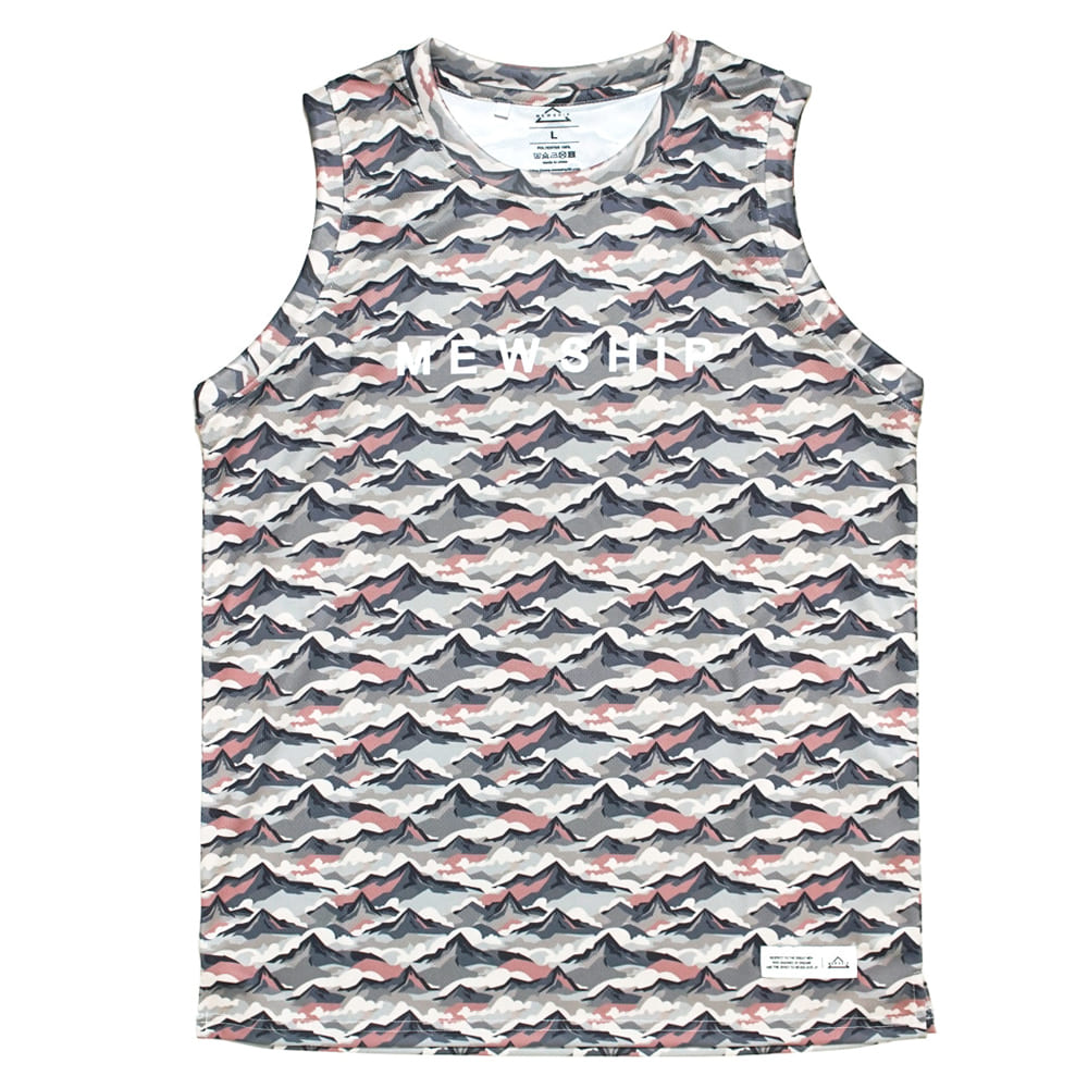 Mewship ^NgbvyLOGO BASIC TANKzMOUNTAIN CAMO~WH