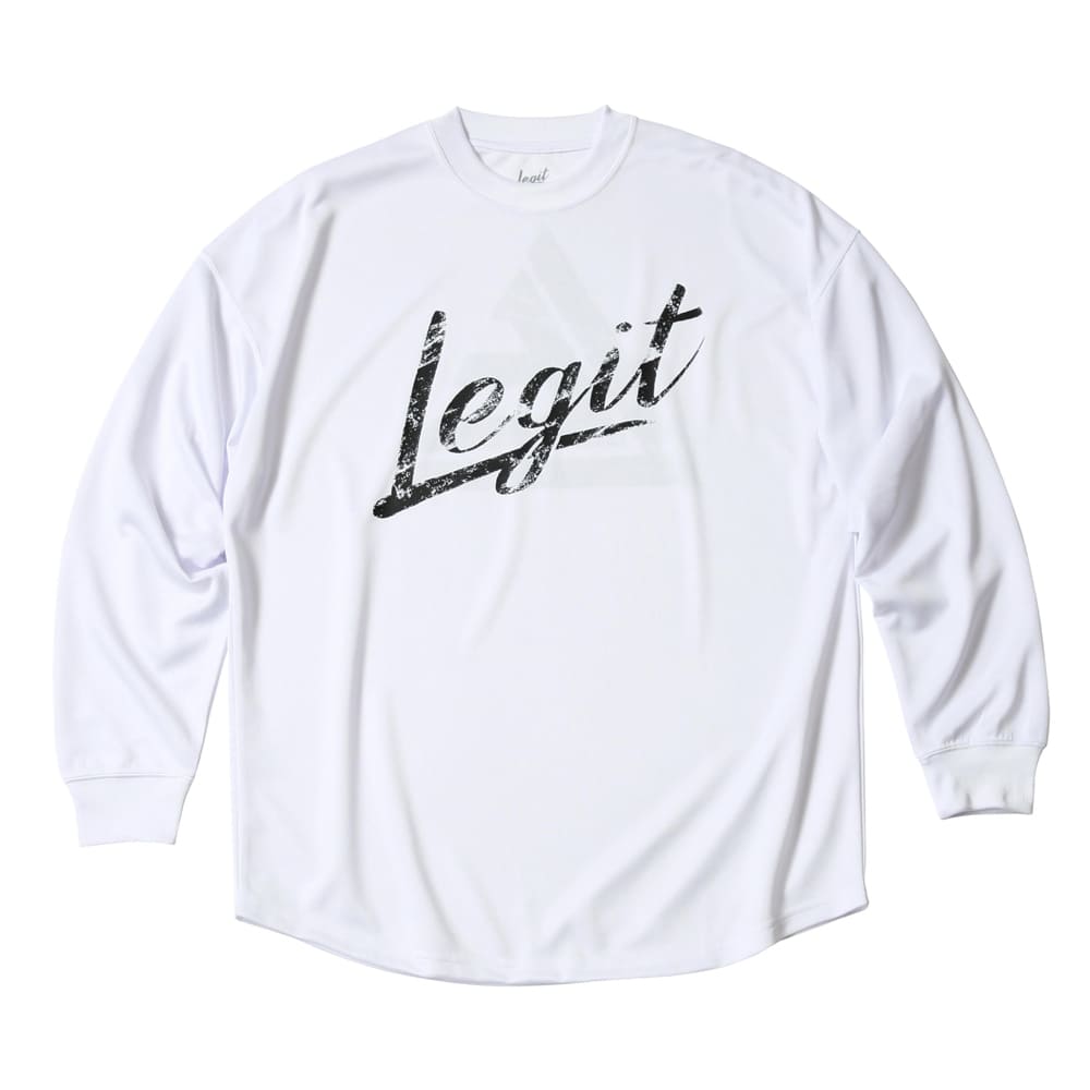LEGIT OTVcyScratch L/S TEEzWHITE@2502-1009