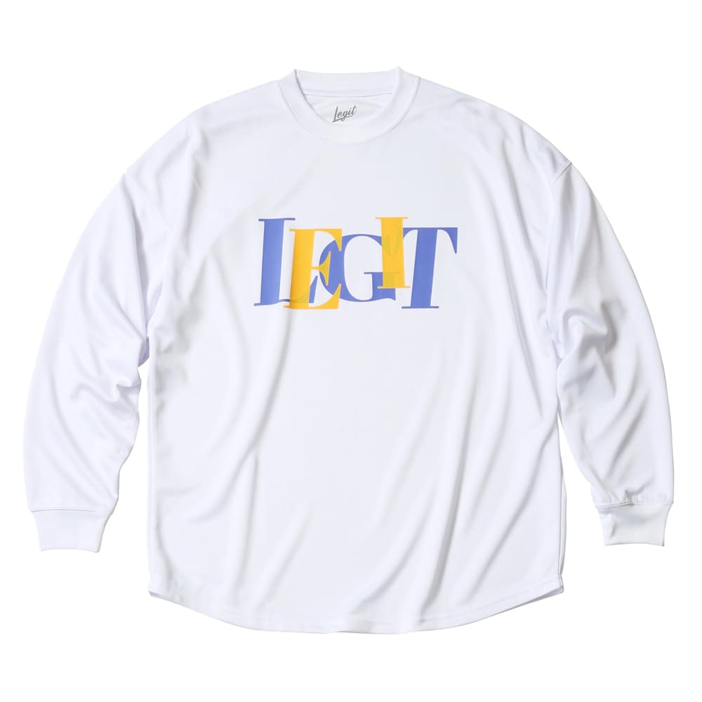 LEGIT OTVcyOverlap L/S TEEzWHITE@2502-1008