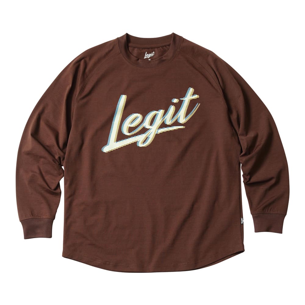 LEGIT OTVcyIllusion L/S TEEzBROWN@2502-1006