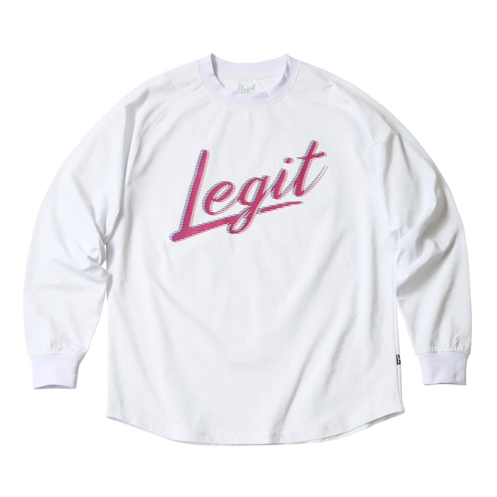 LEGIT OTVcyIllusion L/S TEEzWHITE@2502-1006