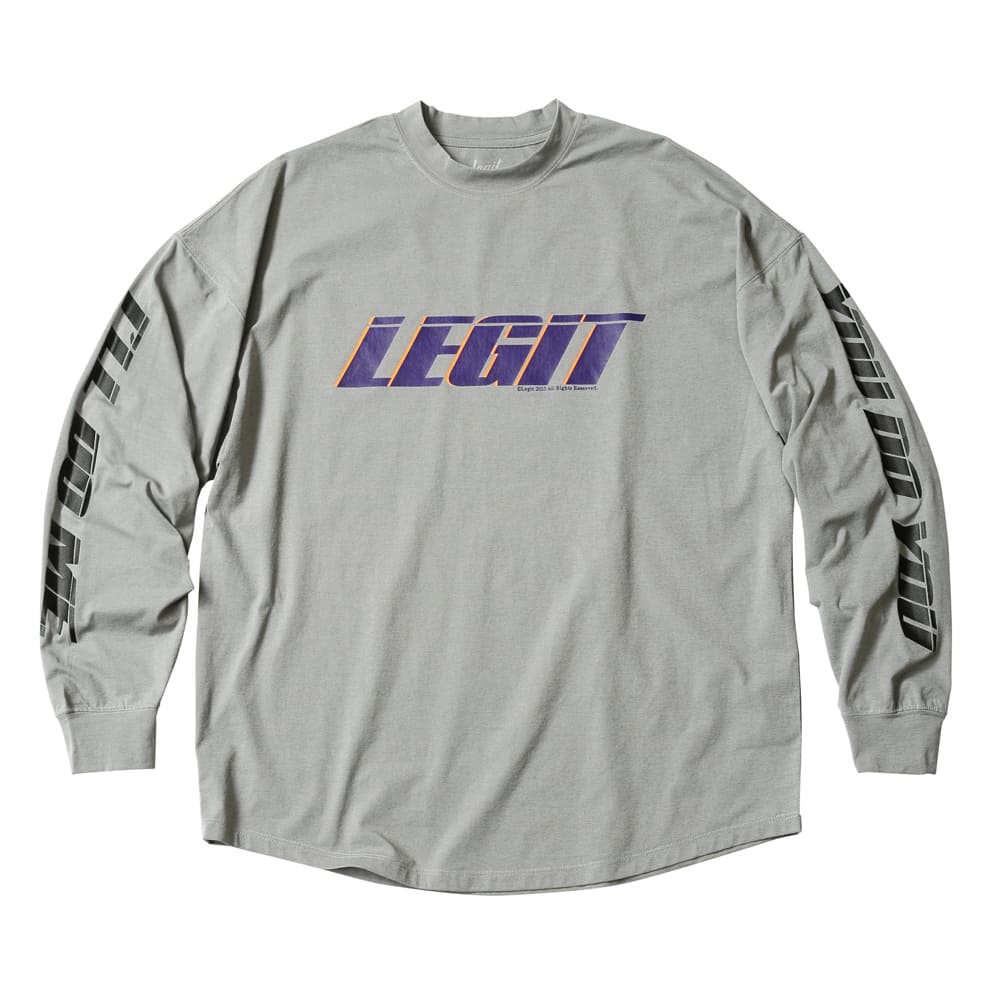 LEGIT OTVcyDW-5600 L/S TEEzGRAY@2502-1004