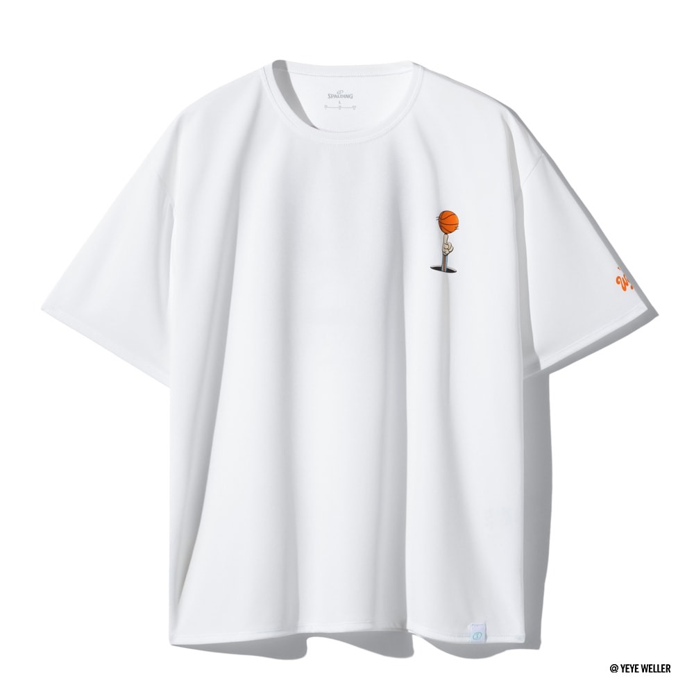 スポルディング バスケTシャツ イェイェ･ウェラー シンク ビッグ エグゼキュート スモール【SMT26002Y】