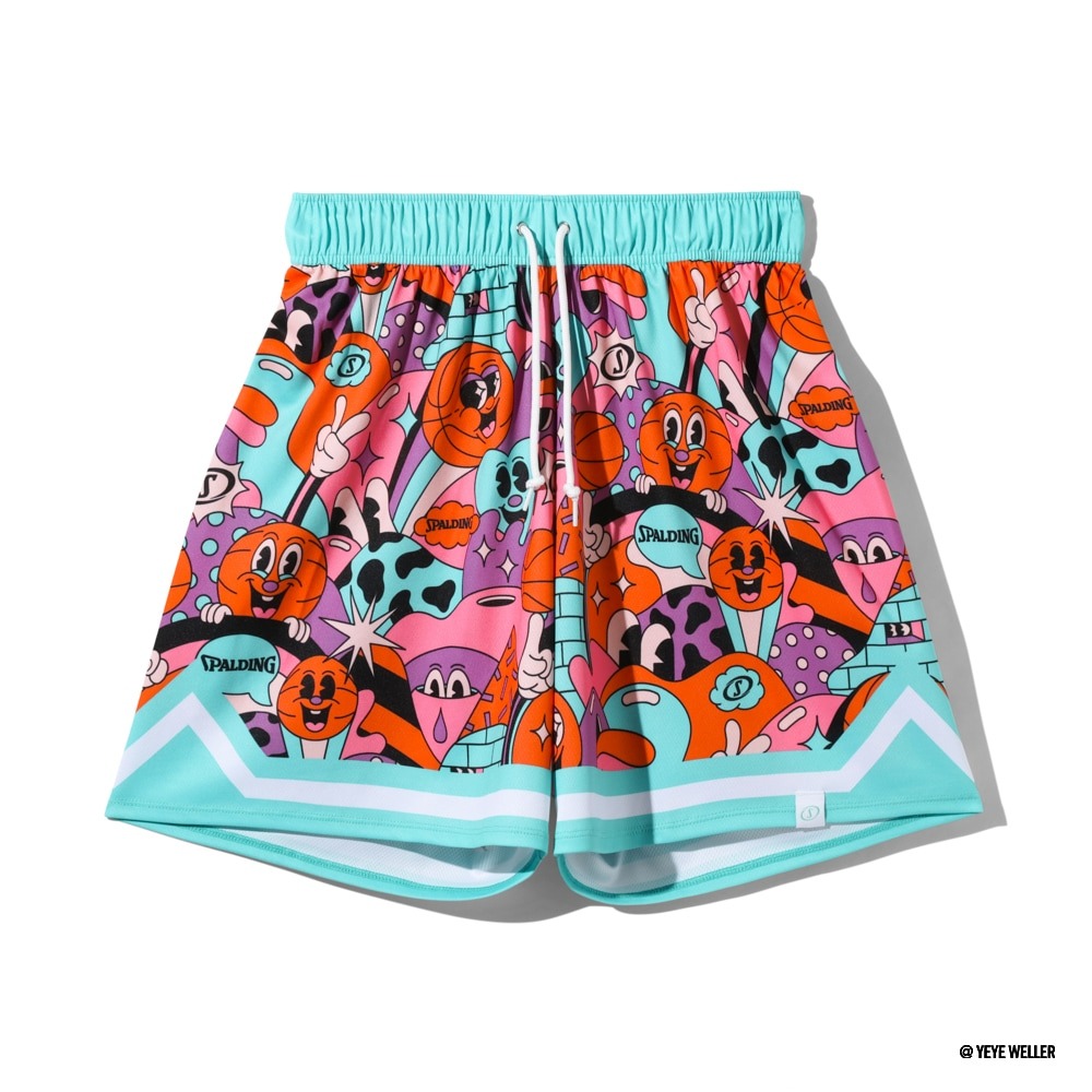 スポルディング ジャージーショーツ イェイェ･ウェラー カラー ザ コート【SMP26005Y】