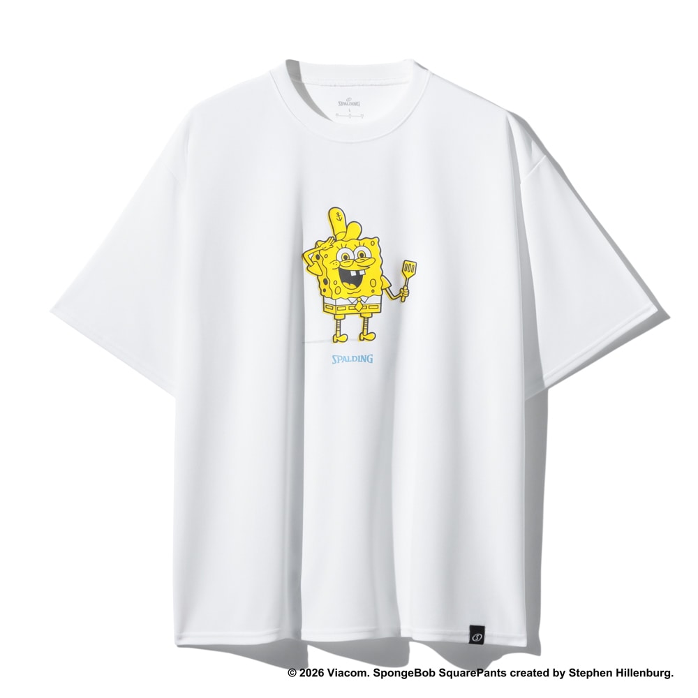 スポルディング バスケTシャツ スポンジ・ボブ クラビーパティ DNA【SMT26037S】