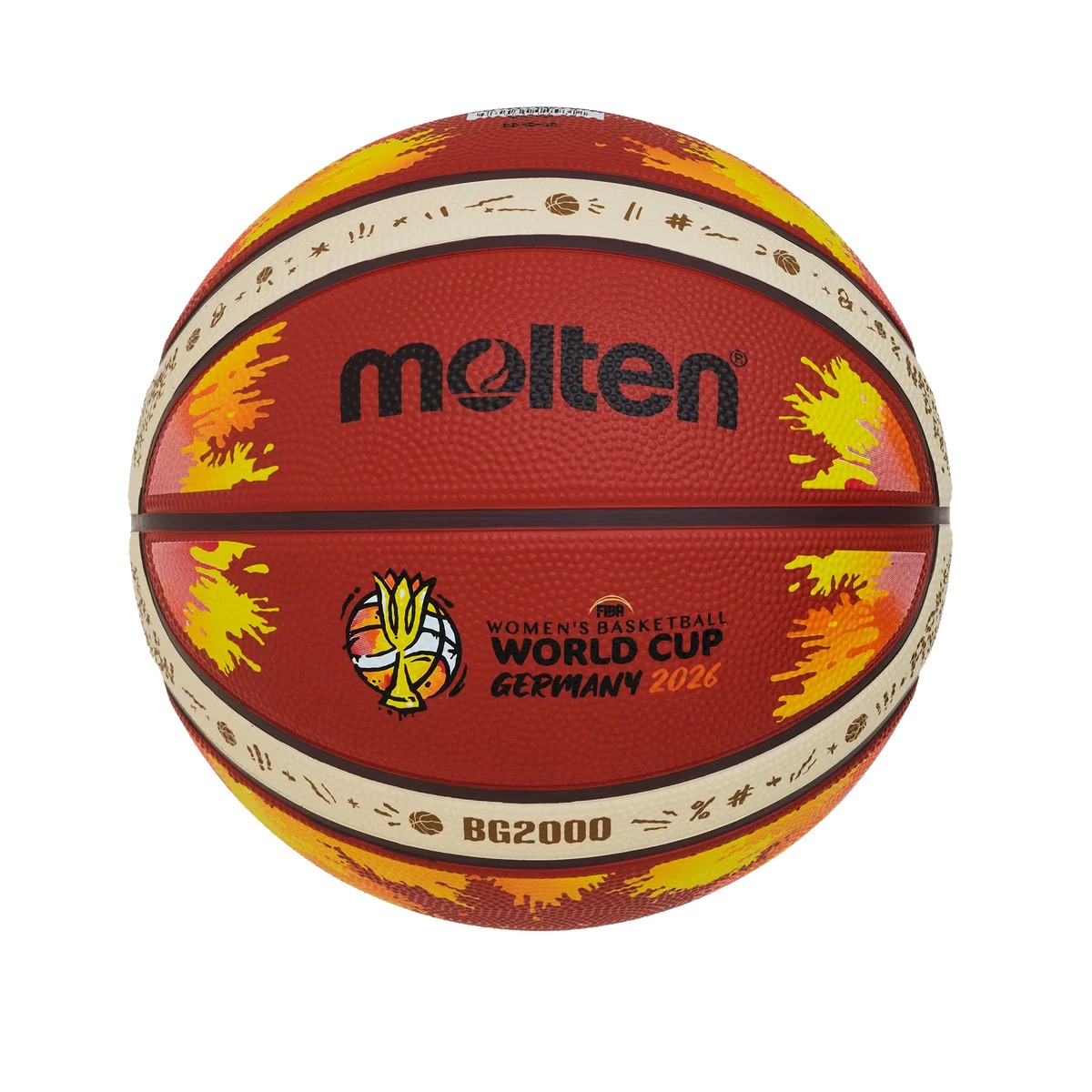 �����e�� �o�X�P�b�g�{�[�� 6�����y FIBA���q�o�X�P�b�g�{�[�����[���h�J�b�v2026 ���v���J �zB6G2000-W6G