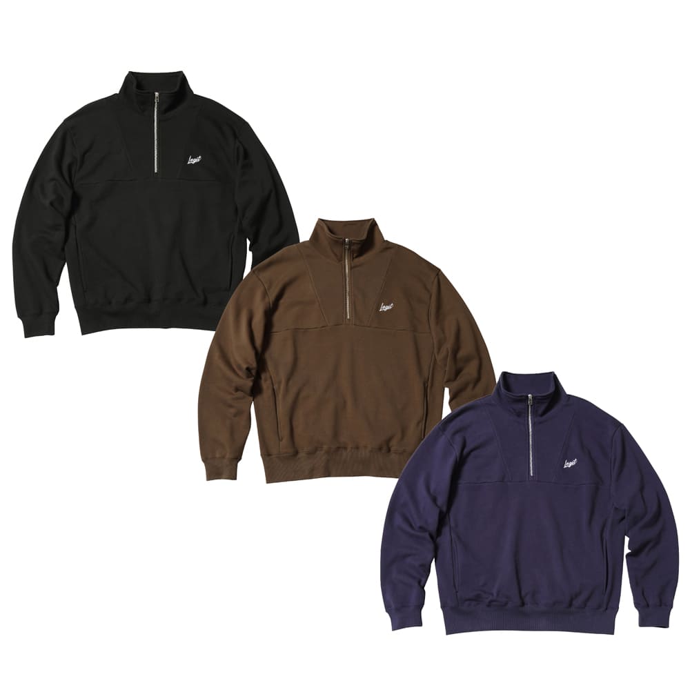 LEGIT スウェットシャツ【HALF ZIP PULLOVER】2602-1014