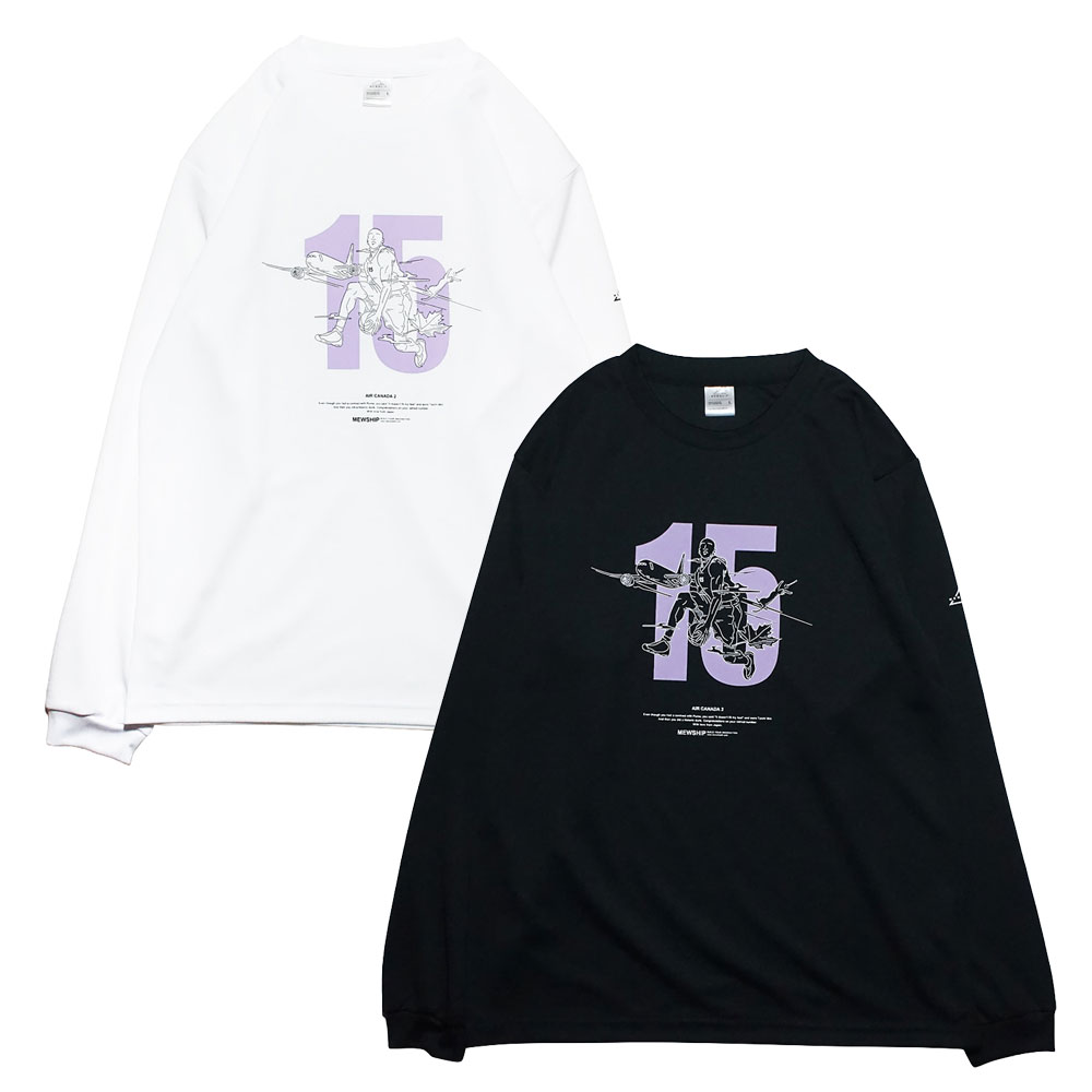 Mewship ロングTシャツ【AIR CANADA 2】