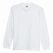 ヘインズ ビーフィーロングTシャツ【H5186】ホワイト