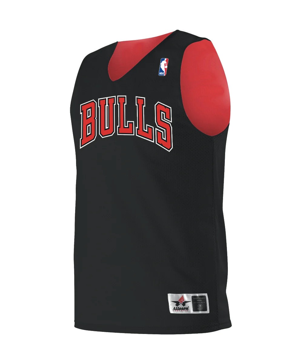アレソン NBA リバーシブルシャツ A115LA【シカゴ・ブルズ】レッド/ブラック